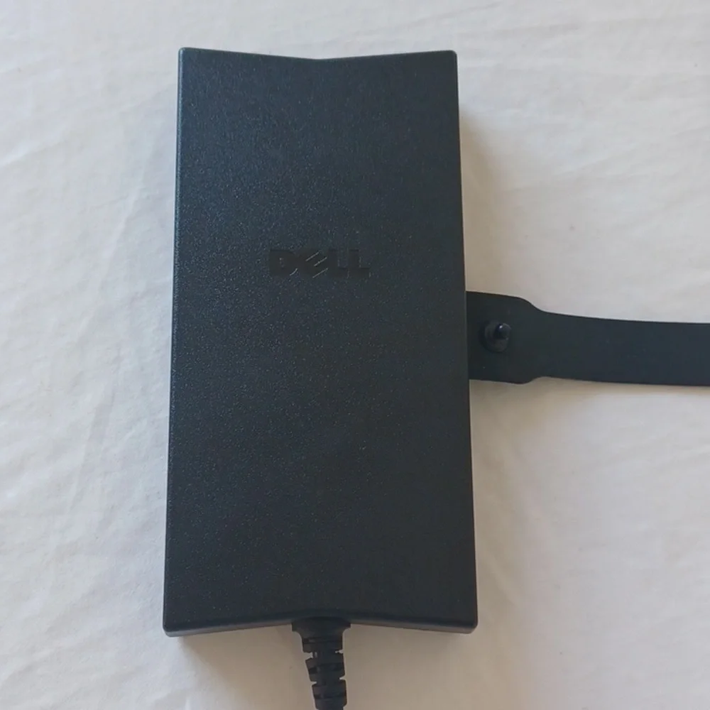 Dell AC/DC Laptop Adapter 19.5V & Power Cord Black Model DA130PE1-00